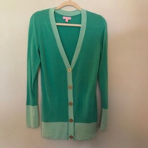Lilly Pulitzer Teak Button Up Cardigan